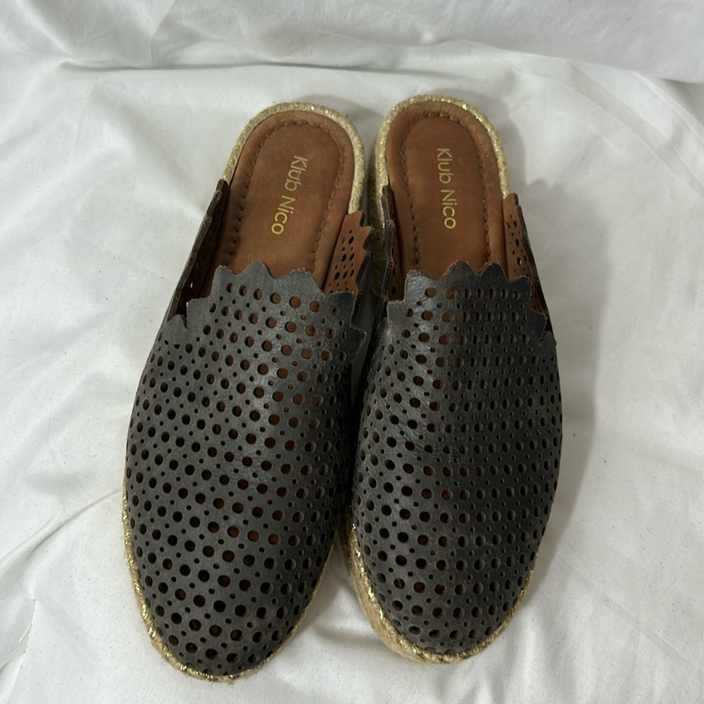 Klub Nico Platform Mule Slip On